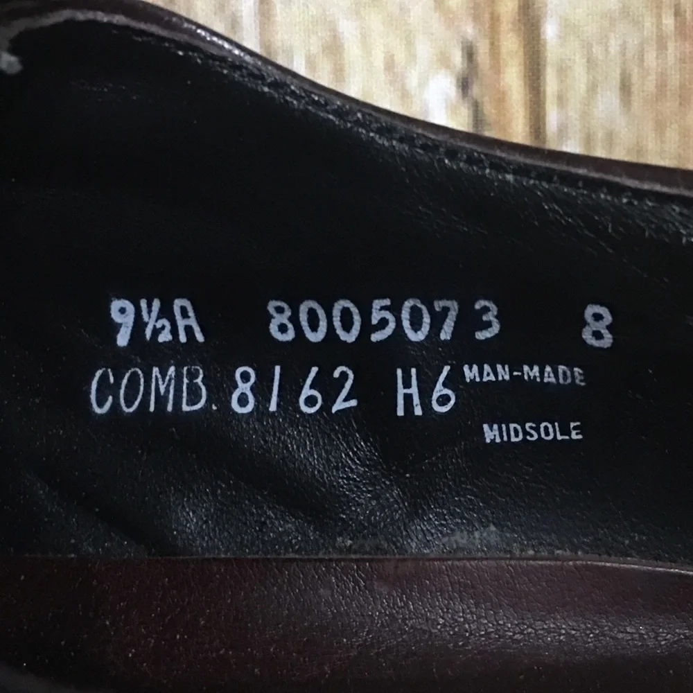 Freeman Free-Flex Burgundy Leather Dress Shoes